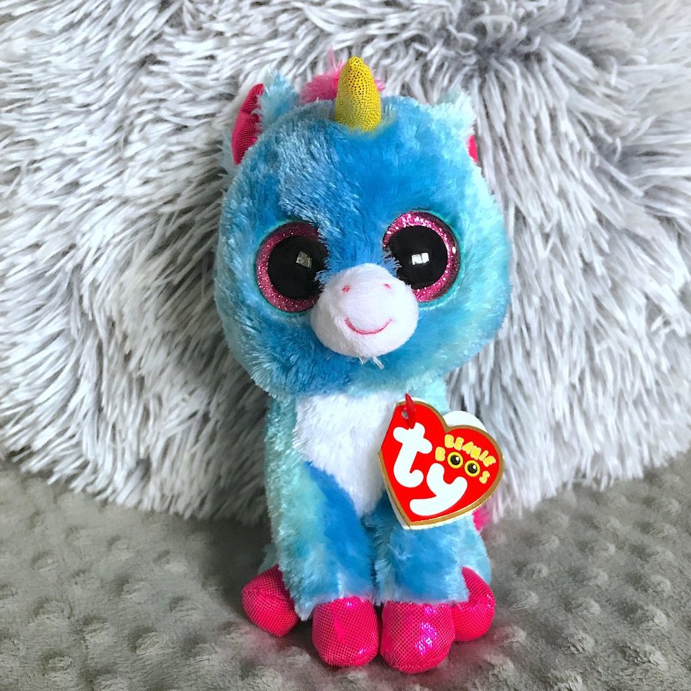 TY Beanie Boos RARE 6" Unicorn: Stitches
